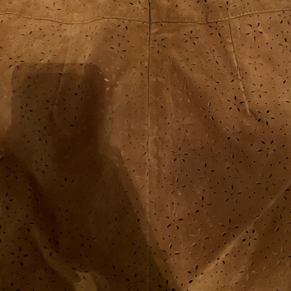 Brown suede tassel Forever 21 skirt - Picture 5 of 6